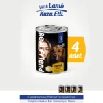 Real Friend Adult Kuzu Etli Parça Etli Soslu Yetişkin Köpek Konservesi 400 Gr