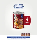 Real Friend Yavru Köpek Yaş Maması Kuzu Etli Parça Etli Soslu 400 Gr