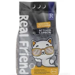 Real Friend Aktif Karbonlu Süper Premium % 100 Doğal Kedi Kumu 10 Lt