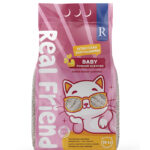 Real Friend Bebek Pudrası Kokulu Premium %100 Doğal Topaklanan Kedi Kumu 10 Lt