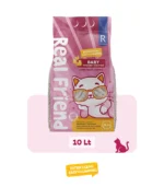 Real Friend Bebek Pudrası Kokulu Premium %100 Doğal Topaklanan Kedi Kumu 10 Lt