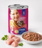 Real Friend Yavru Kedi Maması Tavuklu Parça Etli Soslu Konserve 400 Gr - Görsel 3