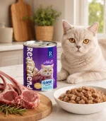 Real Friend Yetişkin Kedi Maması Kuzu Etli Parça Etli Soslu Konserve 400 Gr - Görsel 2
