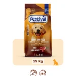 Festival Yavru Köpek Maması Kuzu Etli & Pirinçli – 15 Kg