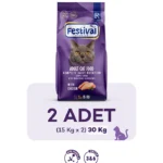 Festival Yetişkin Kedi Maması Tavuklu - 15 Kg x 2