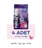 Derma Care Yetişkinler İçin Tam Ve Dengeli Somonlu Kedi Maması 1,5 Kg x 4