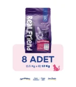 Derma Care Yetişkinler İçin Tam Ve Dengeli Somonlu Kedi Maması 1,5 Kg x 8