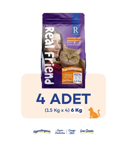 Digest Care Tavuklu Kısırlaştırılmış Kedi Maması 1,5 Kg x 4