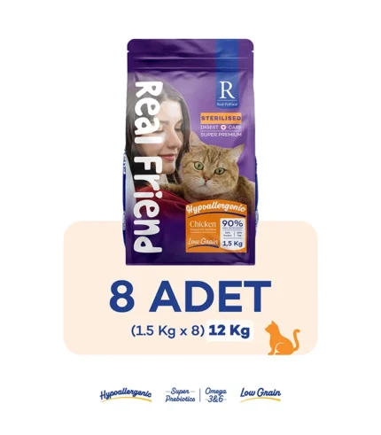 Digest Care Tavuklu Kısırlaştırılmış Kedi Maması 1,5 Kg x 8
